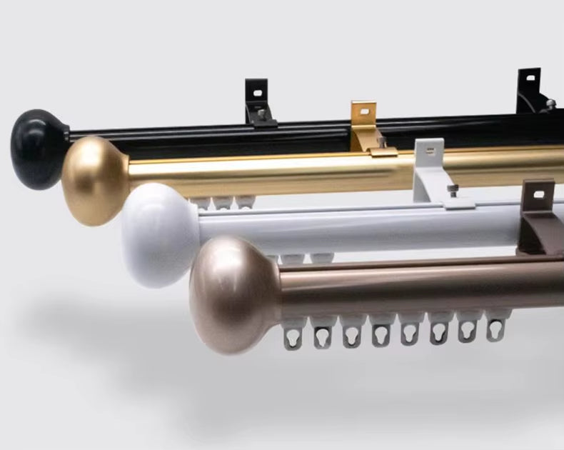 Wall Mounted Heavy Duty Curtain Track Aluminum Tracked Curtain Poles for Curtains