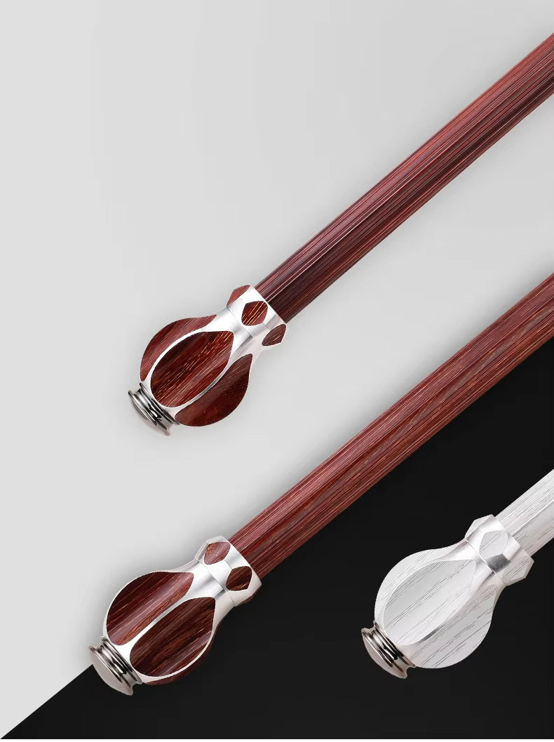 Luxury Wooden Curtain Rods Eco-friendly Decorative Double Curtain Pole Wood Curtain Rods for Windows