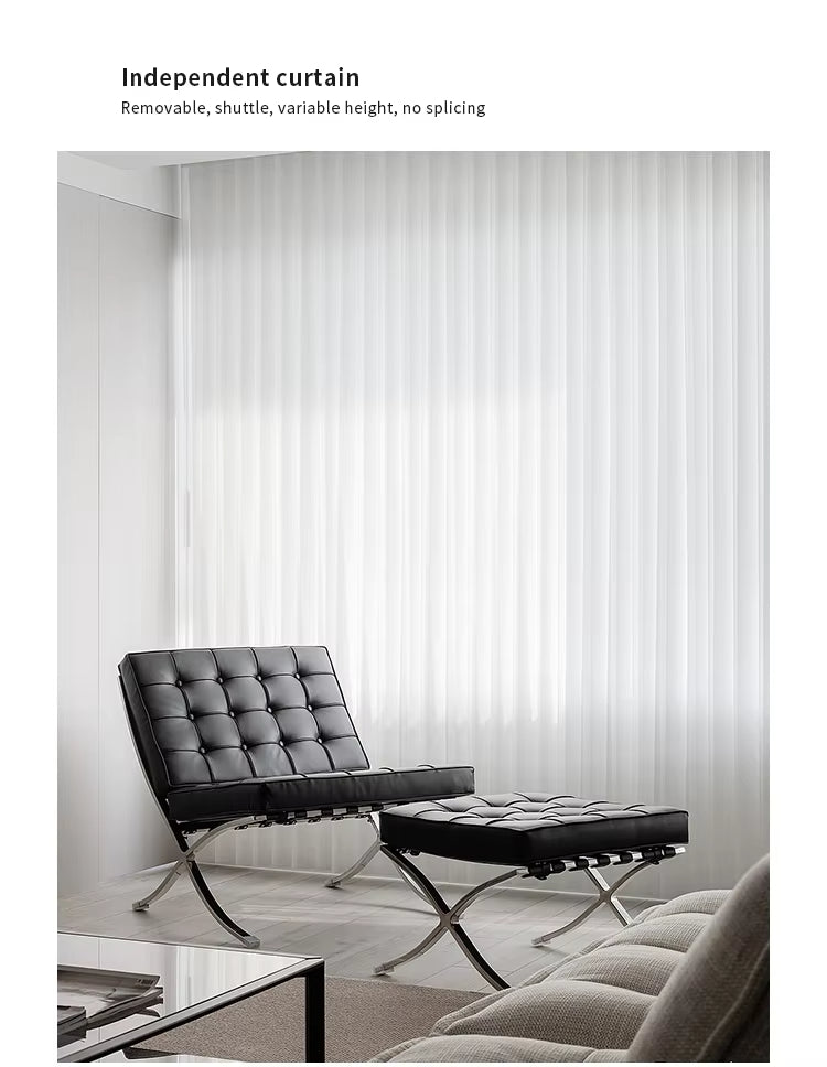 Customized Smart Vertical Sheer Blackout Curtain Blinds Fabrics Remote Control Motorized Vertical Blind for Window