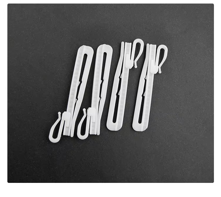 Home Decor Accessories 8cm Plastic Ceilling Hooks Eco-friendly PVC Curtain Pin Hook