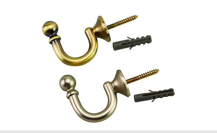 Metal Curtain Hook Russia Side Curtain Tiebacks Holder for Curtains