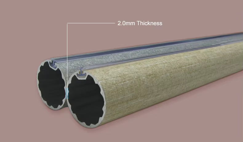 Wholesale Double Aluminum Metal Curtain Rods Set for Home Decor