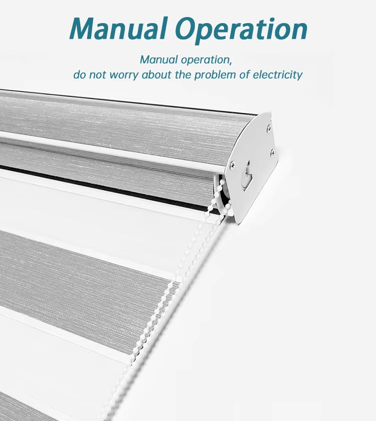 zebra Roller Shade Electric Remote Motorized zebra Blinds for Window