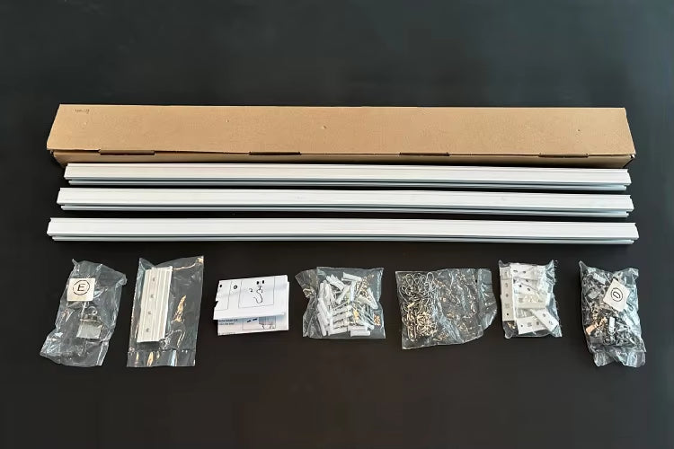 Modern Wave Single Curtain Track Rail S Shape 6m Aluminum Alloy Home Accessory Factory Direct