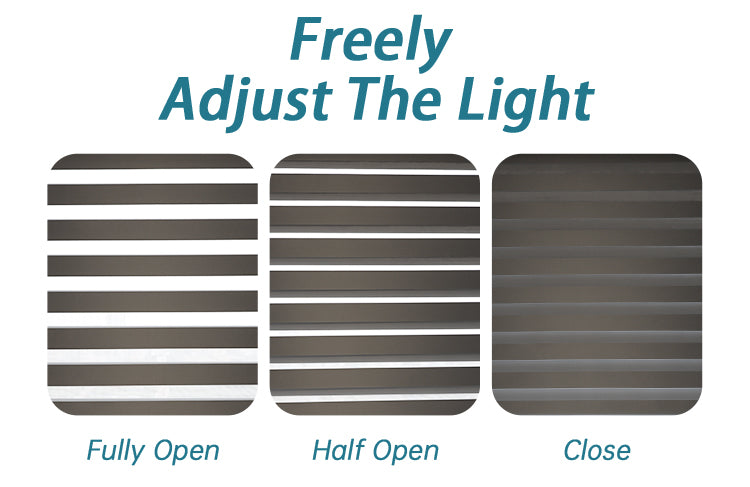 Modern Manual Day and Night zebra Aluminum Window Blackout Roller Roman Blinds Shades