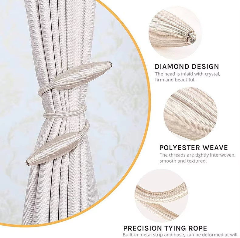 Hot Sale Factory Supply Window Curtain Tiebacks Cheap Price Modern Curtain Tieback