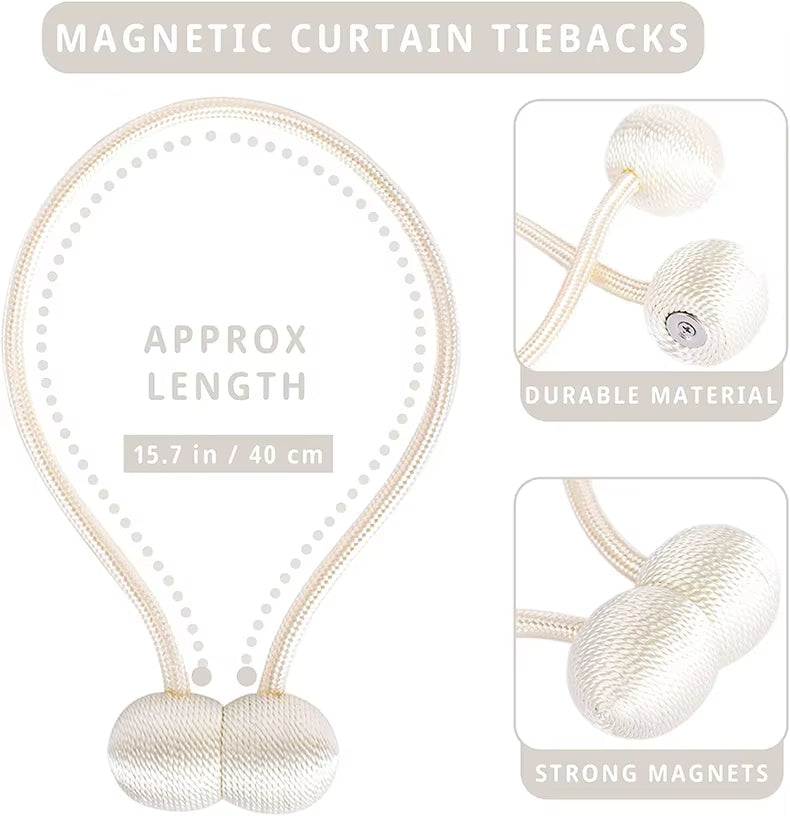 Japandi Low Price Hot Selling Decoration Strong Magnetic Curtain Holders Holdbacks Tieback