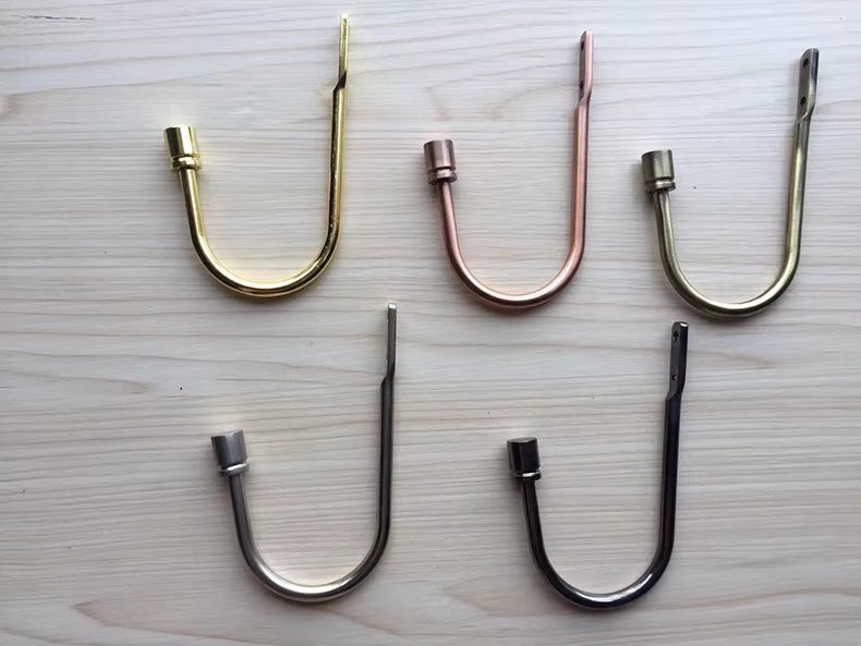 Manufacture Decorative Metal Double Sided Shower Tieback Curtain Hook Back for Curtains