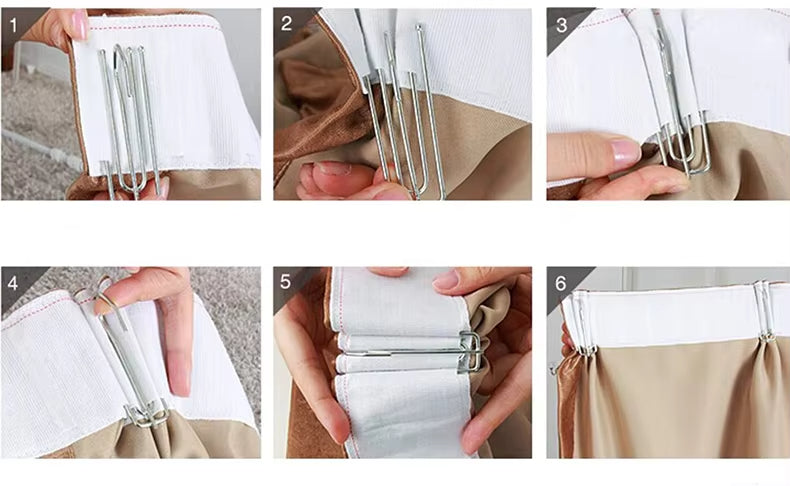 10cm Non Woven S-fold Pinch Pleated Curtain Eyelet Ring Curtain Tape for Curtain