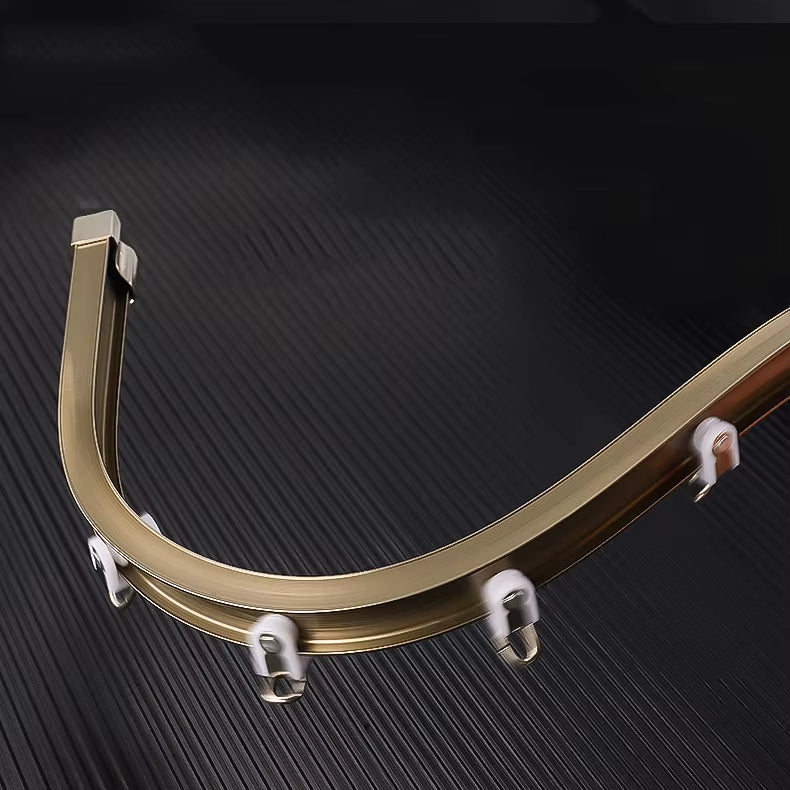 Hospital Hotel Ceiling Mounted Bendable Aluminum Curtain Track Rail