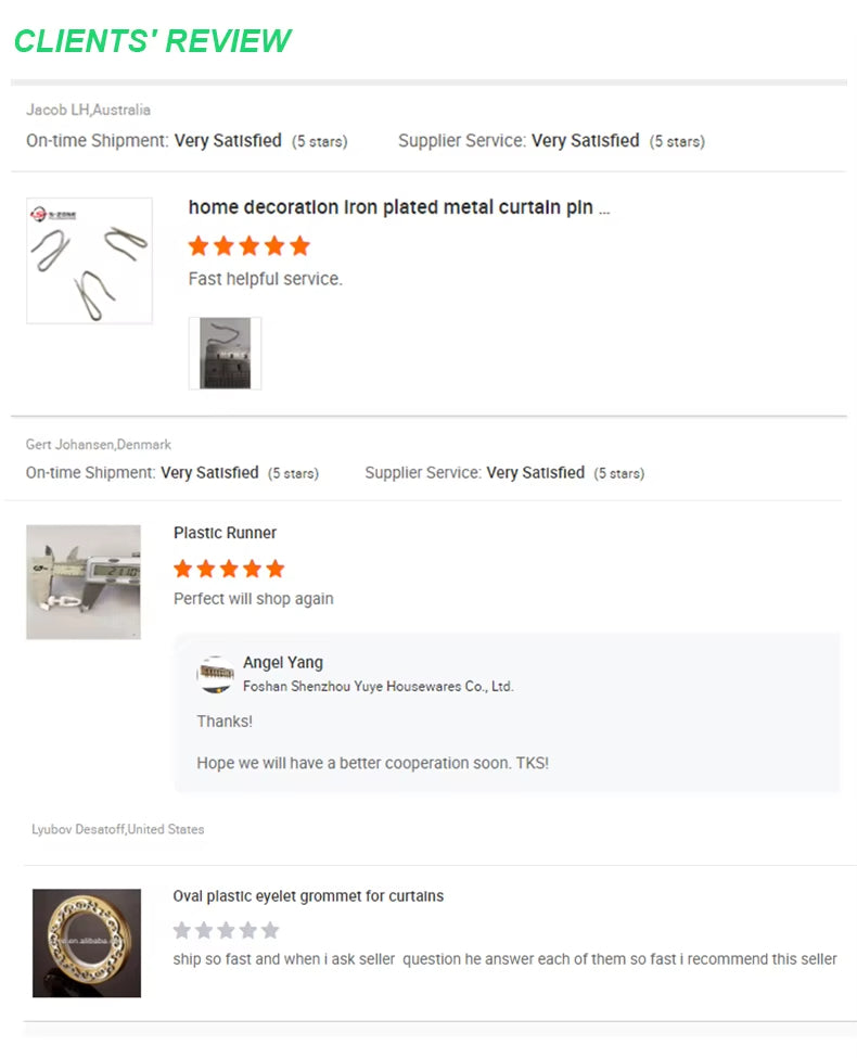 Hot Sale Curtain Accessories Curtain Eyelet Rings Grommet Eyelets Hookless Plastic Single Customized Christmas Contemporary