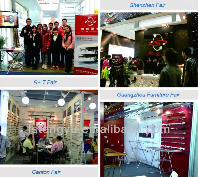 304 Adjustable Tension Rod With Threaded Joints Shower Double Curtain Rods Extendable Curtain Rod