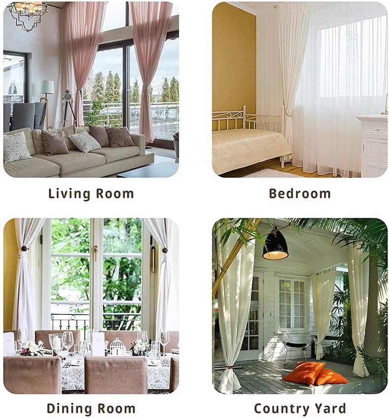 Japandi Low Price Hot Selling Decoration Strong Magnetic Curtain Holders Holdbacks Tieback
