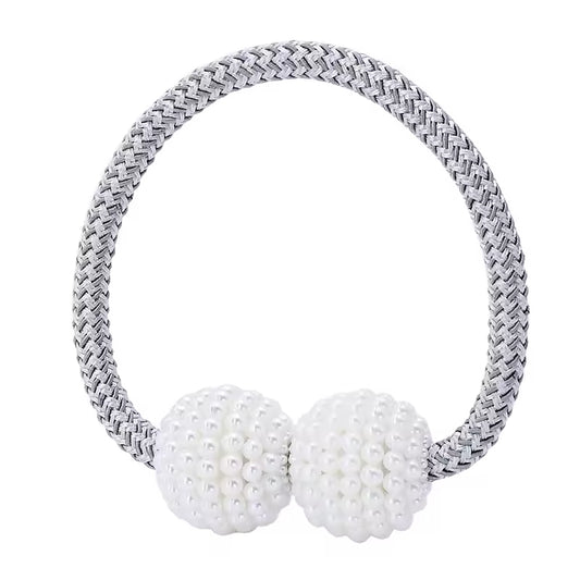Popular Magnetic Curtain Tiebacks Home Drapery Decorative Rope Buckle Holdback Holder Curtain Poles Tracks Accessories