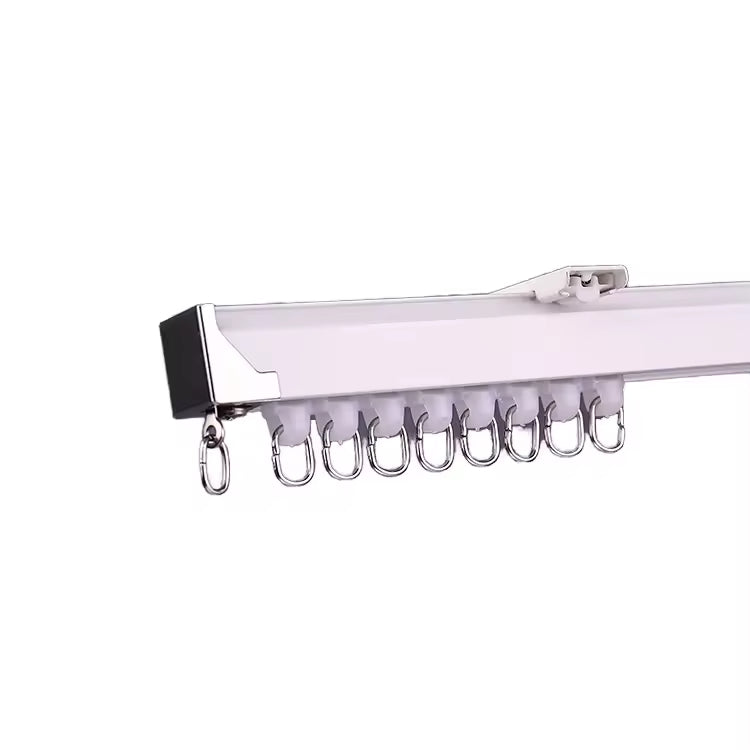 Modern Wave Single Curtain Track Rail S Shape 6m Aluminum Alloy Home Accessory Factory Direct
