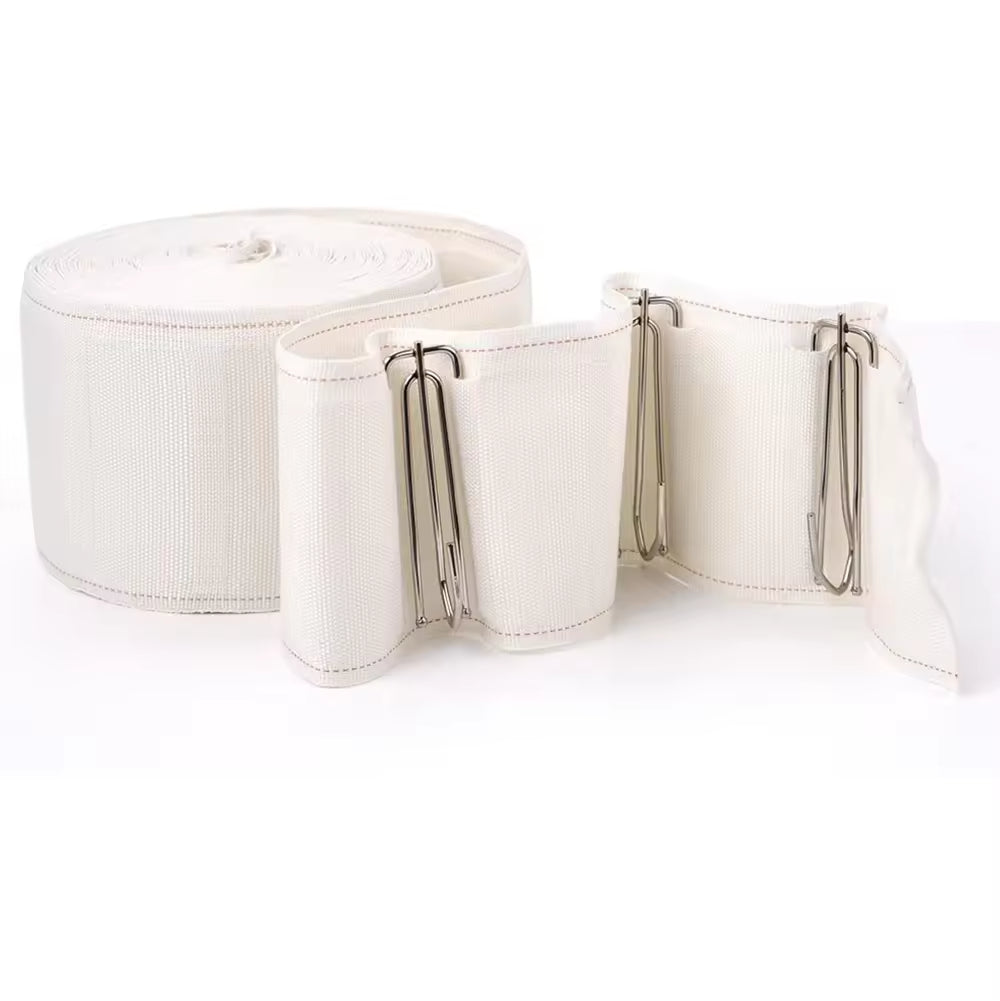10cm Non Woven S-fold Pinch Pleated Curtain Eyelet Ring Curtain Tape for Curtain