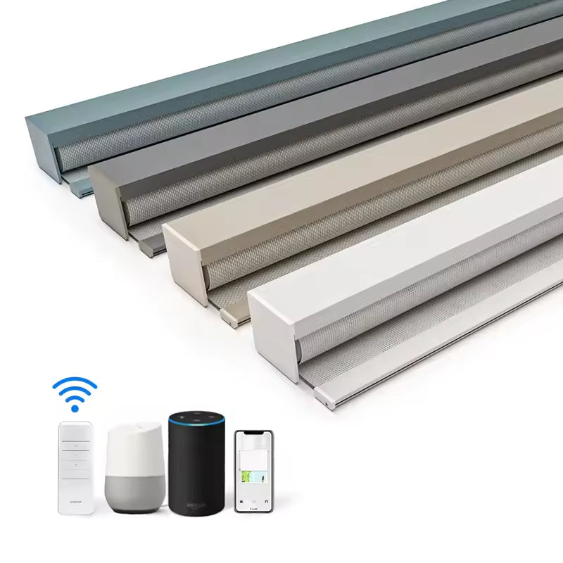 Custom Office Blackout Roller Shades Polyester Spring Control Roller Blinds for Window
