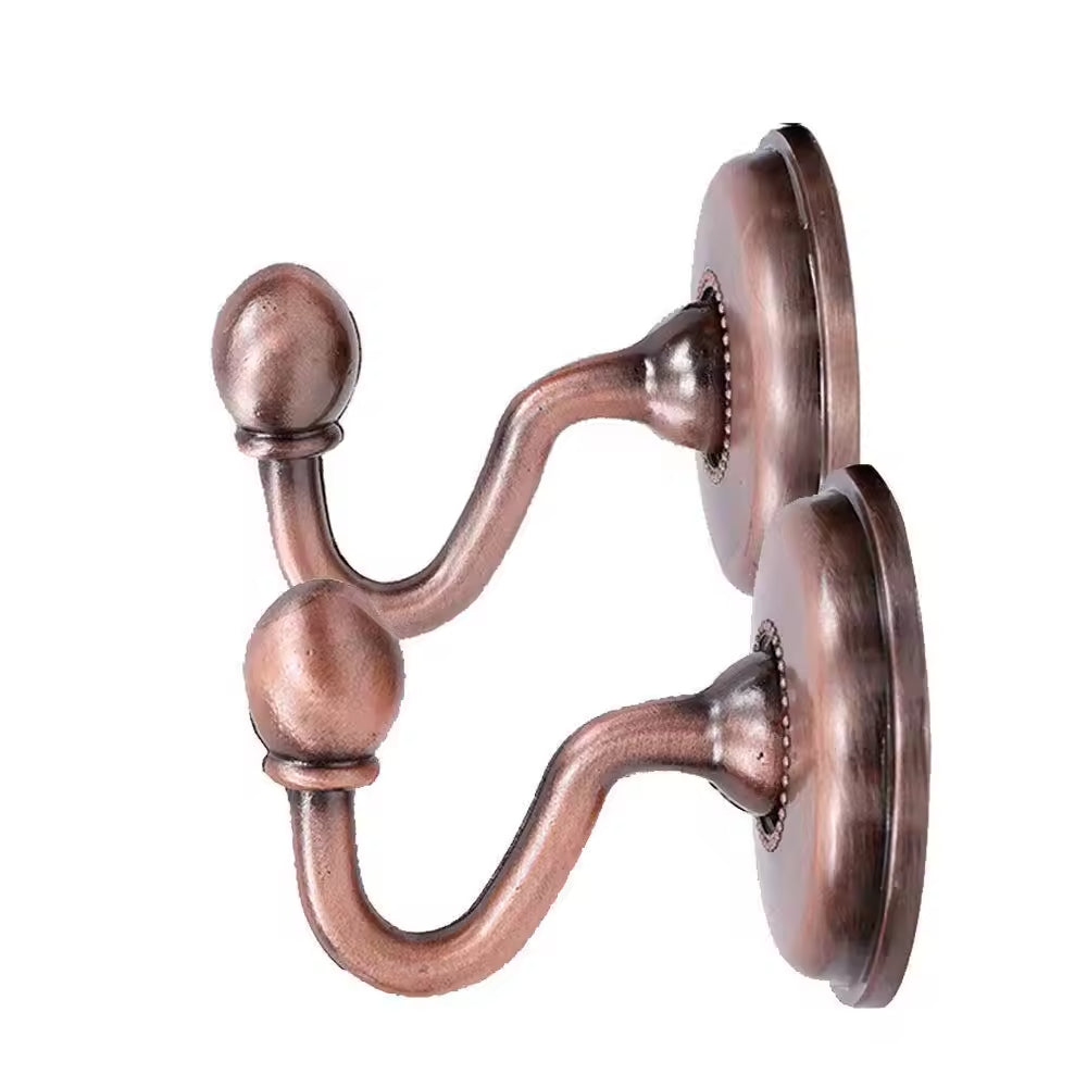 Guangdong Eco-friendly Antique Copper Iron Window Curtain Tieback Hooks for Curtains