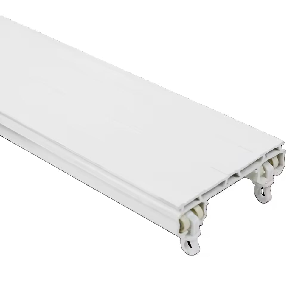 Double Rail Curtain Track Accessories Szone Ceiling Mounted Plastic PVC Industrial Free Single White Durable Good Sliding Etc