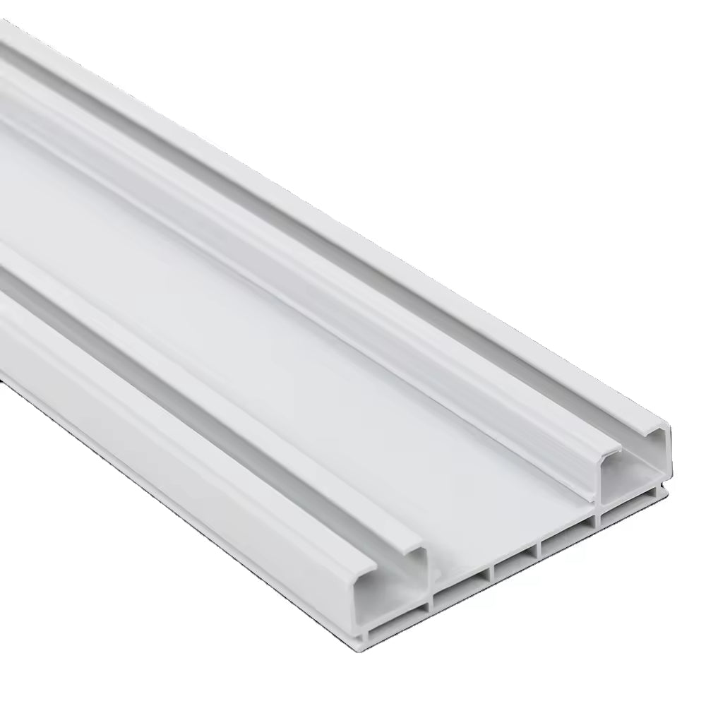 Wholesale Cheap Price PVC Double Curtain Track Factory Produce Double Curtain Rail
