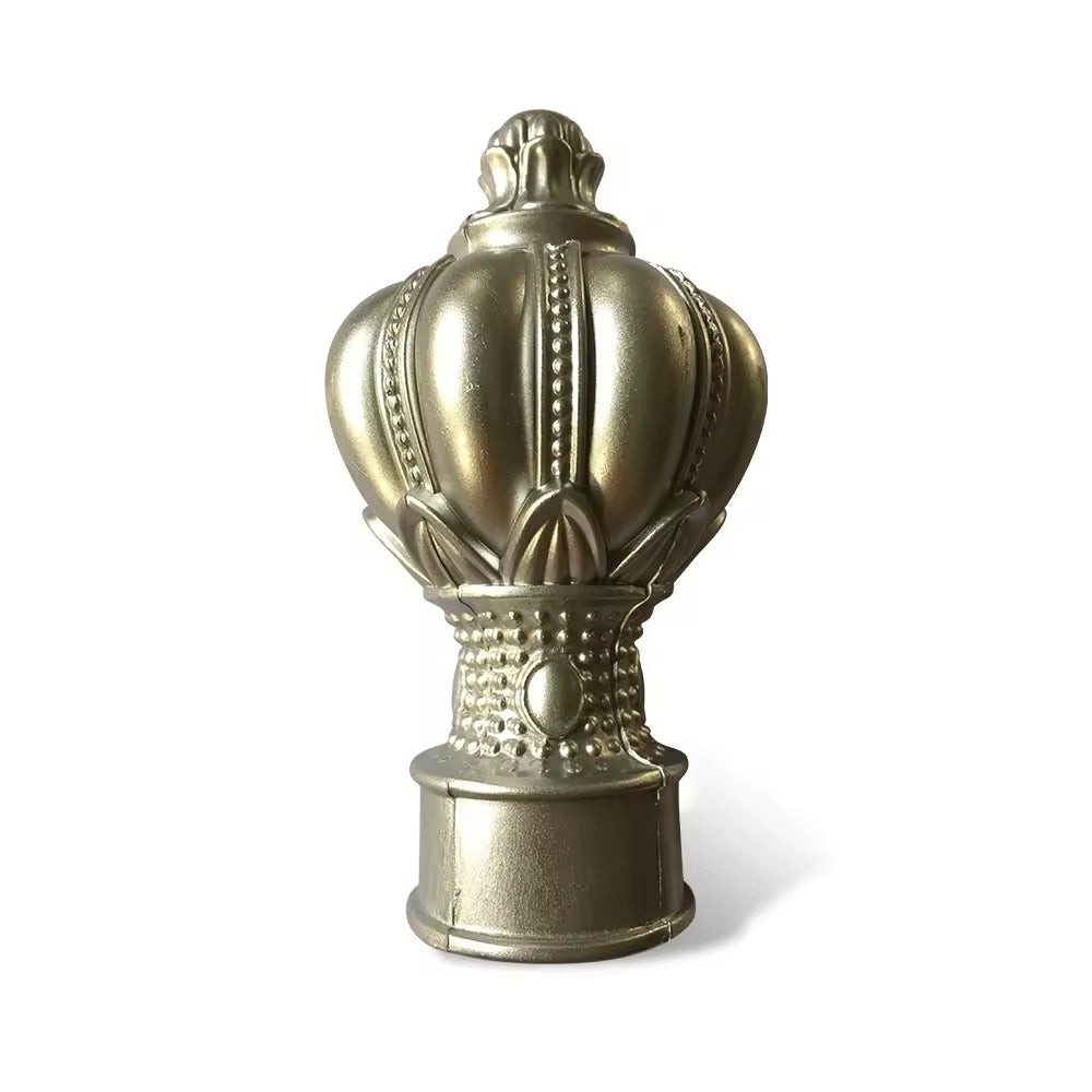 New Arrivals Luxury 28mm PP Plastic Curtain Decoration Curtain Rod Head for windows Decoration