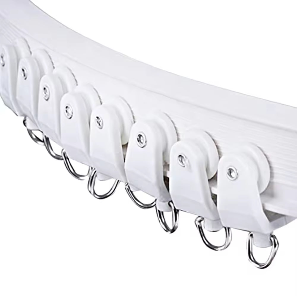 Cheap Price Plastic Bendable Curtain Track 3M 5M 7M 10M 12M Hot Selling Curved Curtain Track