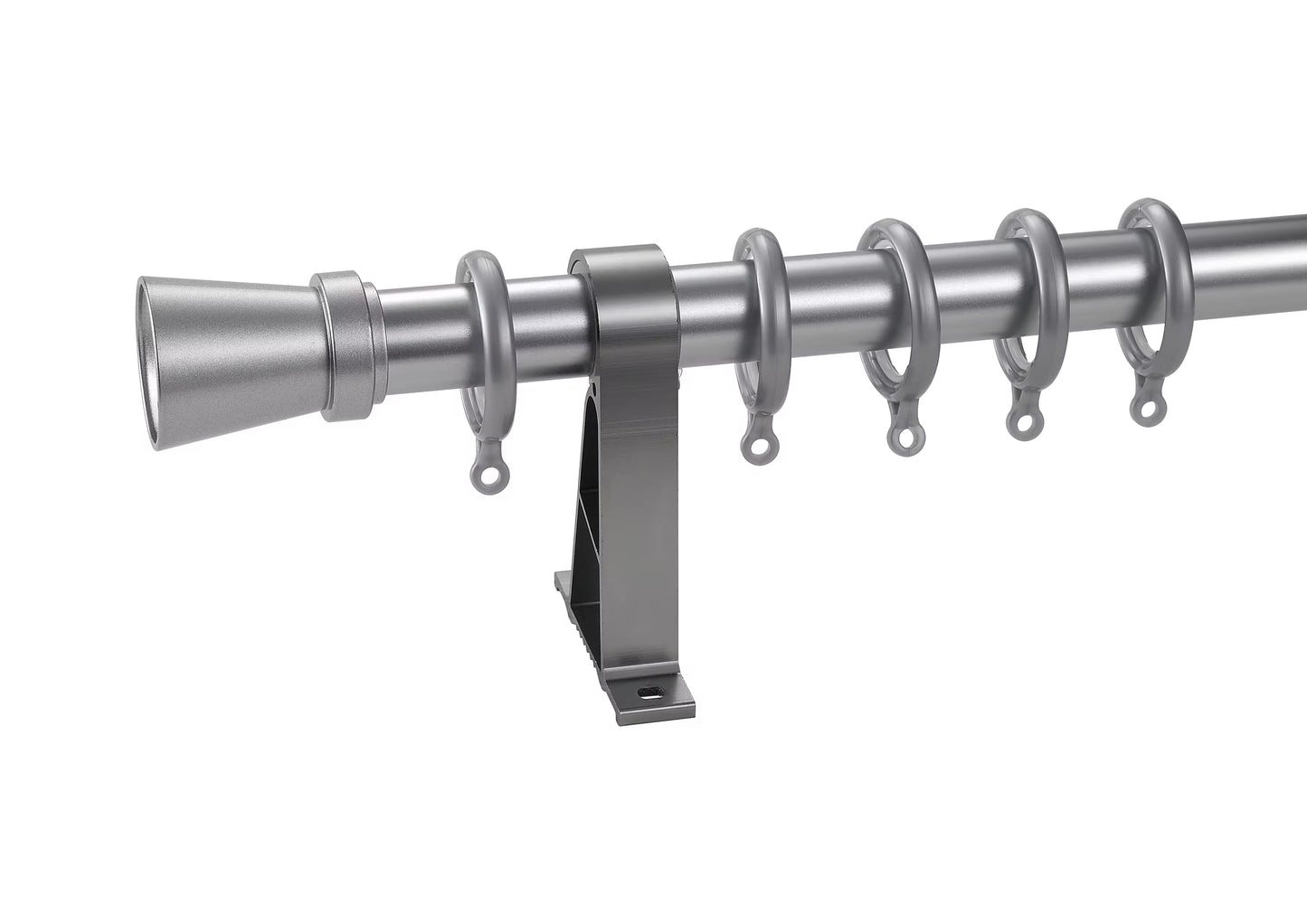 Eco-friendly Wholesale Customized Home Decoration 25mm Simple Metal Curtain Pole Aluminum Curtain Rod