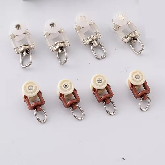 Automatic Heavy Duty s Wave Round Plastic Ripple Curtain Runners for Metal Track