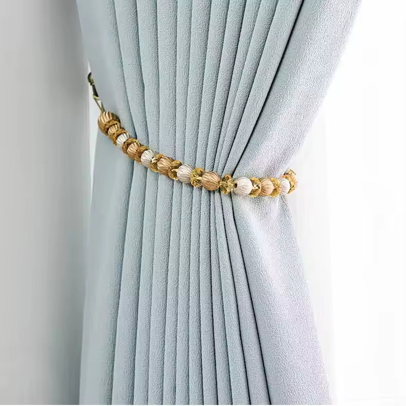 New Style Living Room Decoration 2 Pieces Acrylic Curtain Tie Back Accessories Luxury
