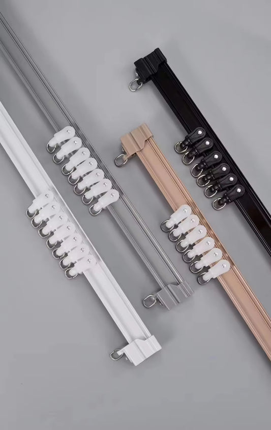 Hospital Hotel Ceiling Mounted Bendable Aluminum Curtain Track Rail