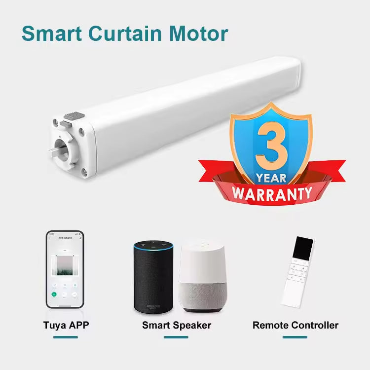 DT82 Electric Curtain Track Length Adjustment Rail Aluminium Remote Control WiFi Curtain Poles for Living Room Model Accessories