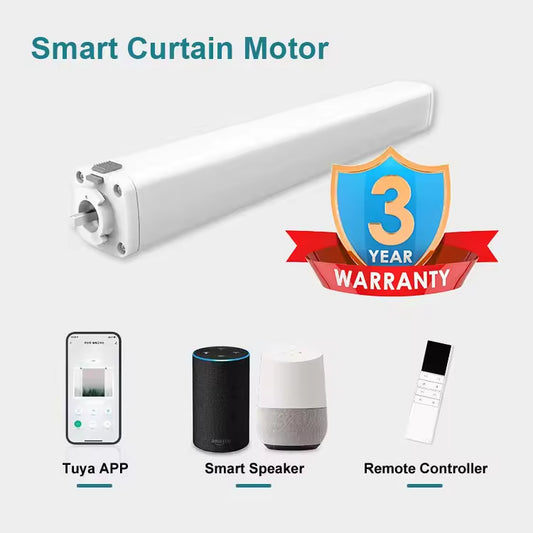 DT82 Electric Curtain Track Length Adjustment Rail Aluminium Remote Control WiFi Curtain Poles for Living Room Model Accessories