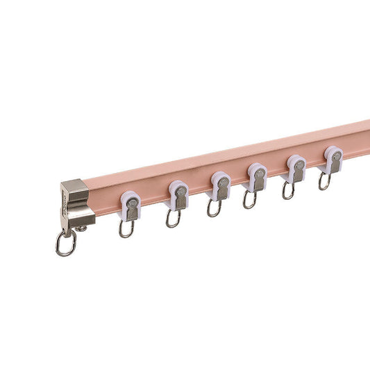 Curtain Wholesale Good Quality Lighting Ceiling Aluminium Metal Industrial Single Aluminum Alloy Electrophoresis Curtain Tracks