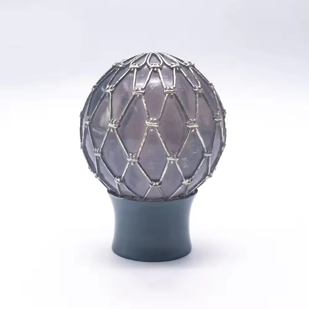 28mm Fancy Decorative Cone Shaped Silver PP Resin Plastic Curtain Rod Finials