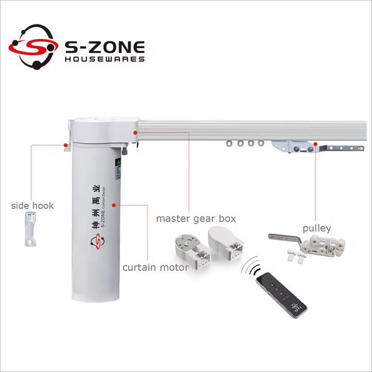 Best Price Remote Control Electric Motorized Curtain Track for Motorized Curtain
