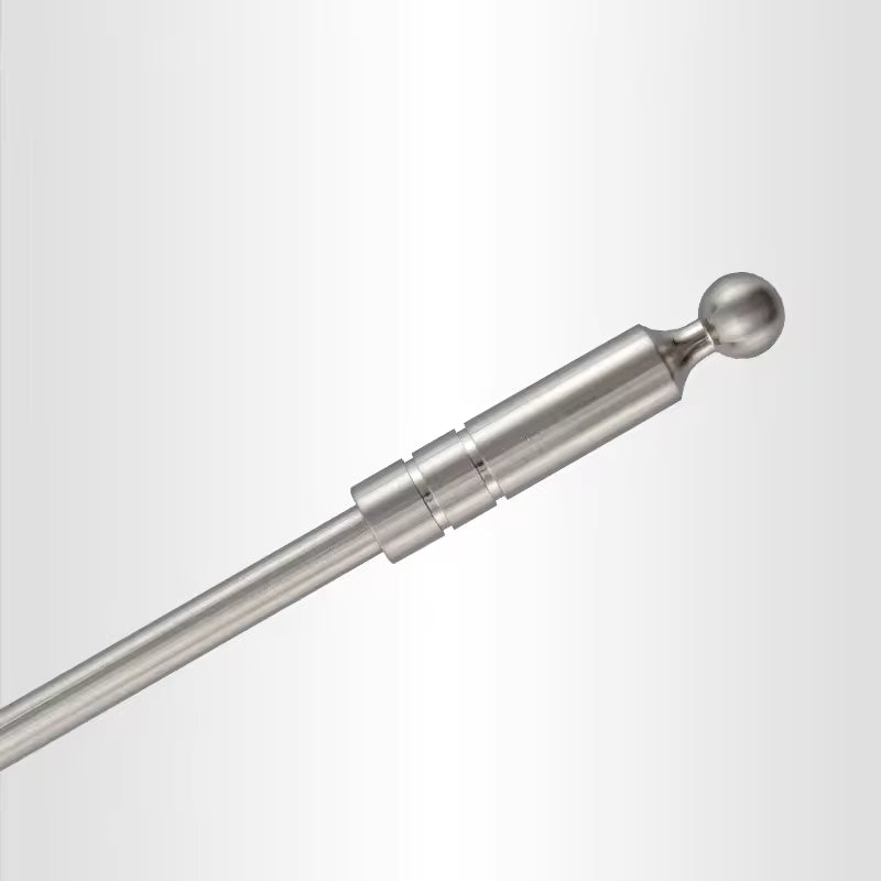 Metal Window Curtains Stick Pull Iron Eco-friendly Handles Curtain Stick