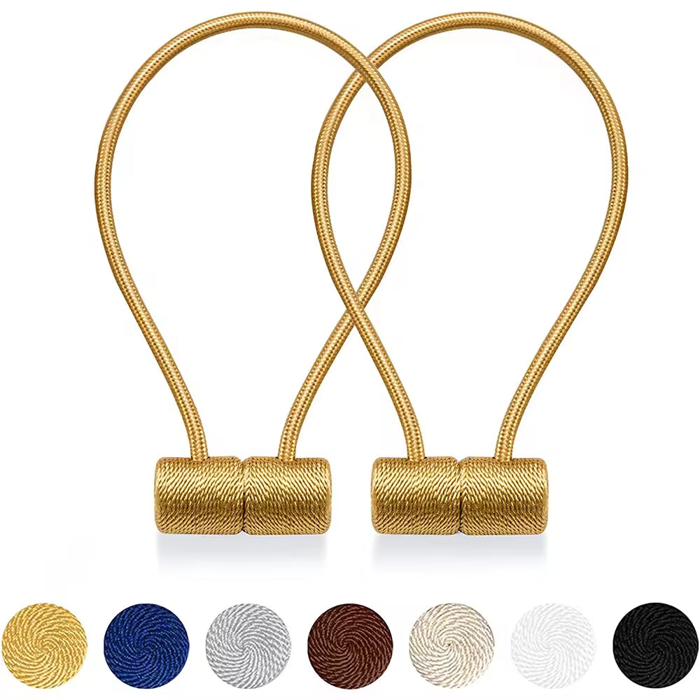 Factory Supply Curtain Tieback Wholesale Colorful Magnetic Curtain Tieback Gold