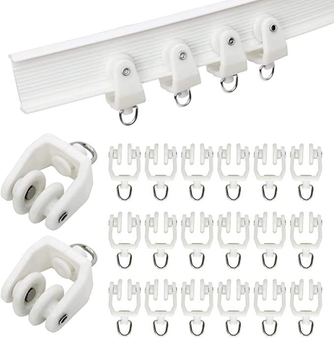 Curtain Track Rails De Rideau Hospital PVC Universal Bendable Flexible Plastic Maison Window Home Deformable Soft Pistas Cortina