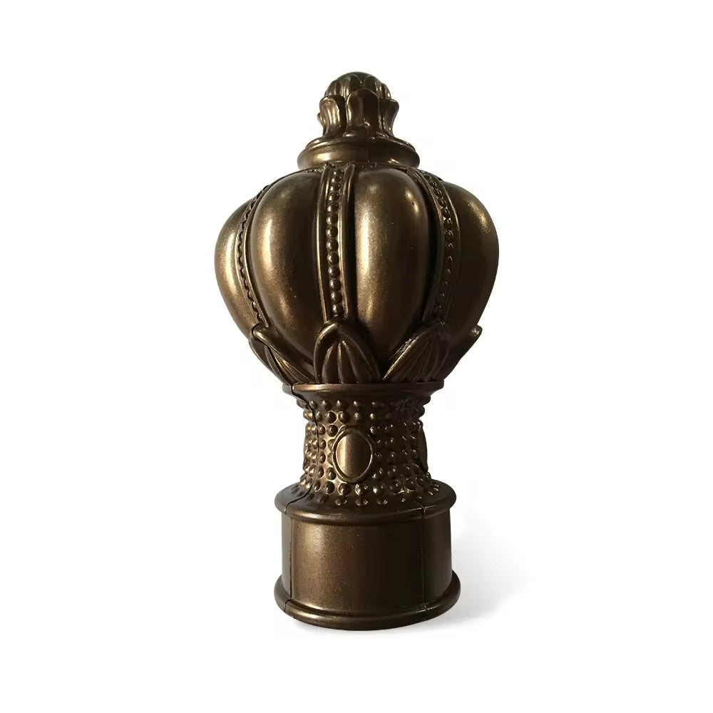 New Arrivals Luxury 28mm PP Plastic Curtain Decoration Curtain Rod Head for windows Decoration