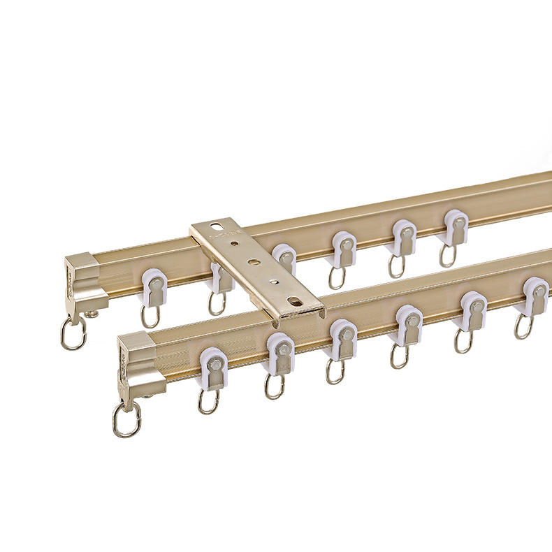 Curtain Wholesale Good Quality Lighting Ceiling Aluminium Metal Industrial Single Aluminum Alloy Electrophoresis Curtain Tracks