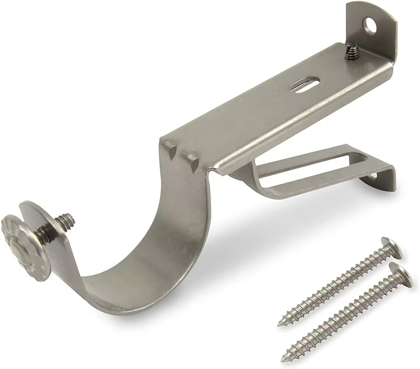 Wholesale Metal 25mm 28mm Curtain Rod Bracket Low Price Single Curtain Pole Bracket