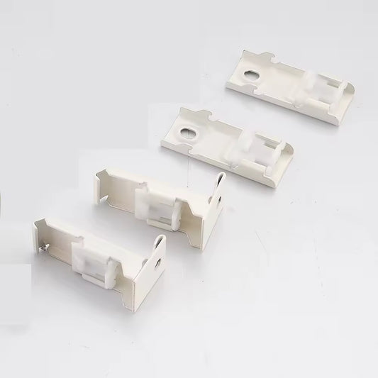 20mm Heavy Duty White Double Wall Mounted Metal Curtain Track Rail Bracket