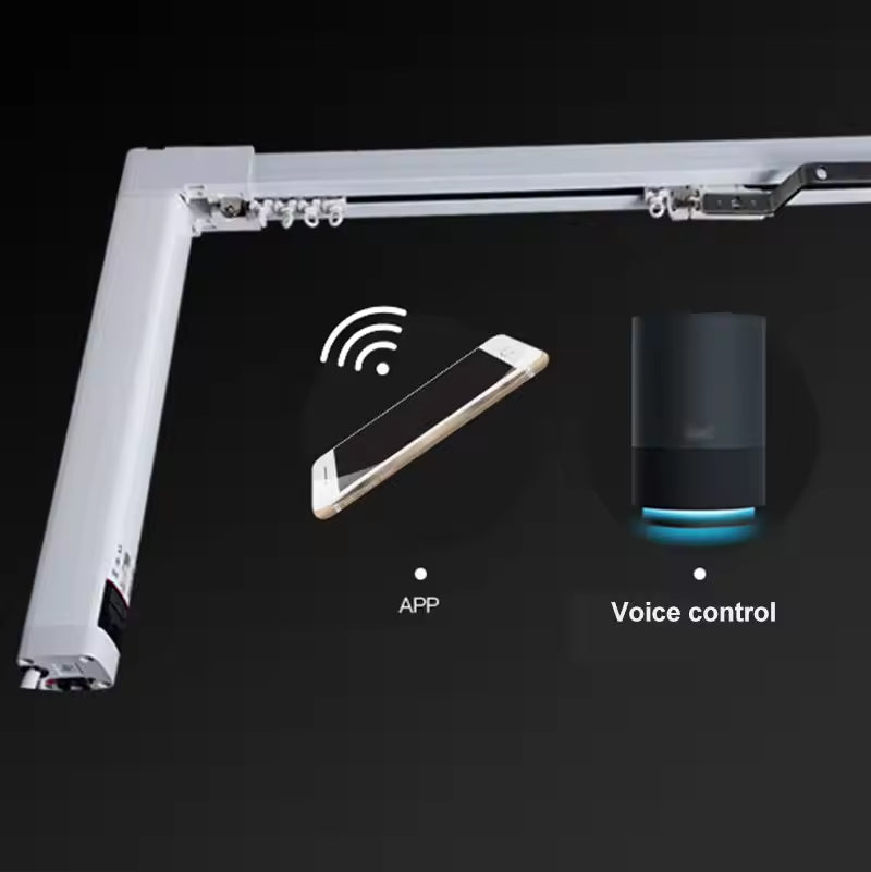Motorized Curtain Track Motor Intelligent Tuya Wifi Electric Smart Automatic Curtain Motor with Wifi Control