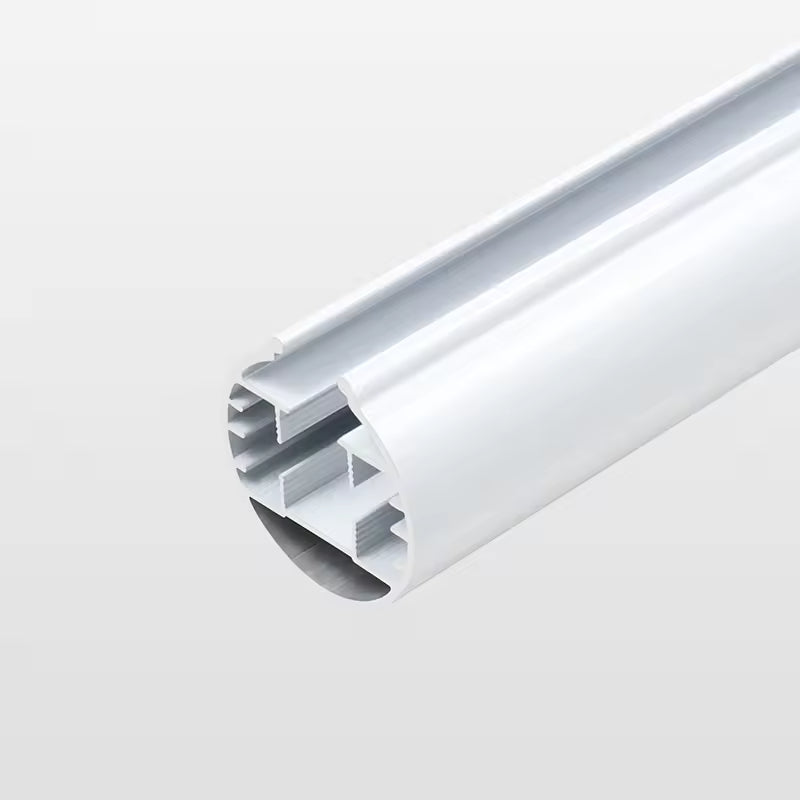 Smart Home Szone Roman Electric Curtain Rod with Finials and Motor for Opening Closing Metal Aluminum Track Pole