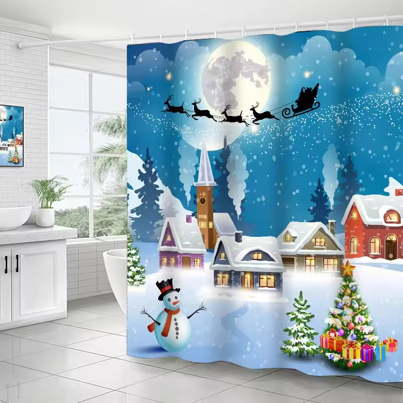 Custom 3D Printed Shower Curtains for Bathroom