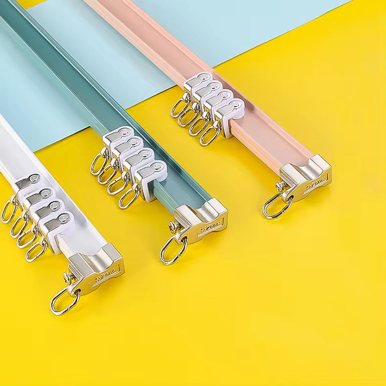 Hand Curve Track Aluminum Heavy Duty Tape Double Track Bay Window Curtain Rail