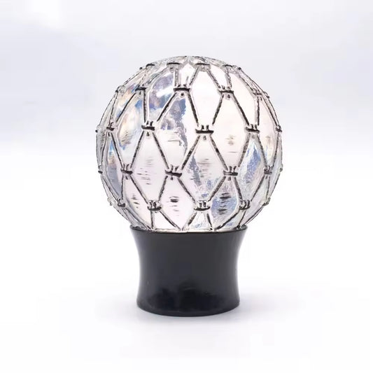 28mm Fancy Decorative Cone Shaped Silver PP Resin Plastic Curtain Rod Finials