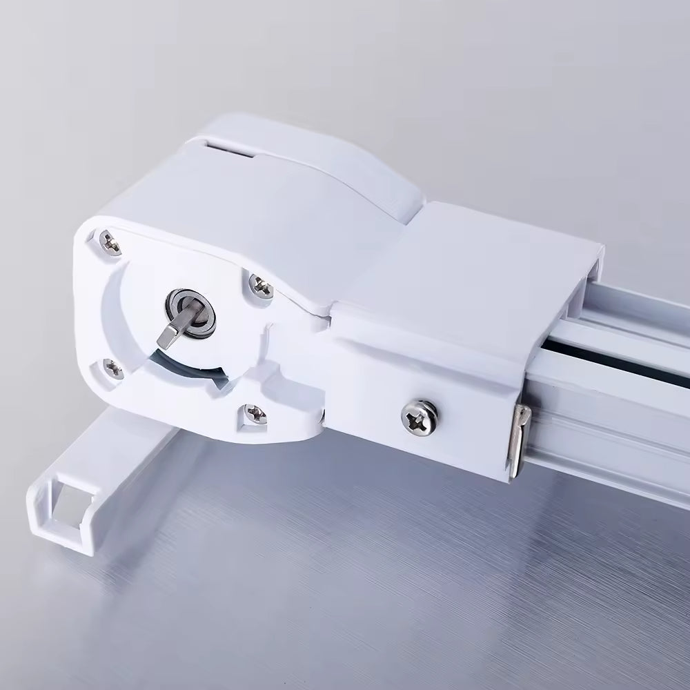 3m White Automatic Motorized Curtain Rods Set System with Accessories in Stock