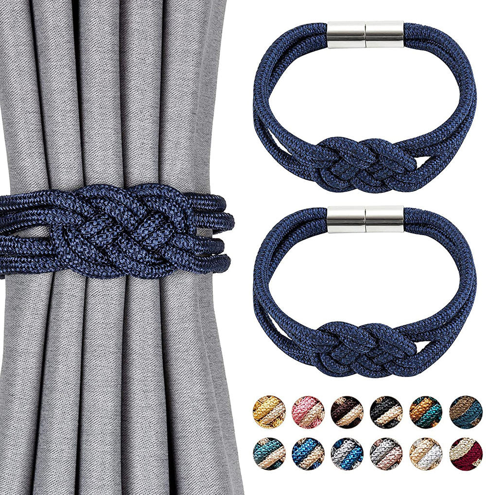 Low Price Home Decorative Rope Magnetic Curtain Holders Holdbacks Tieback