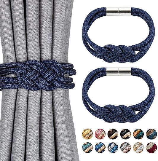 Low Price Home Decorative Rope Magnetic Curtain Holders Holdbacks Tieback